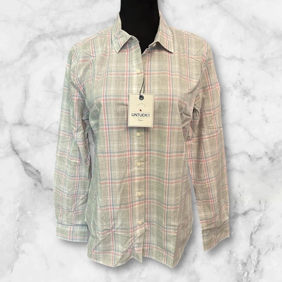 Untuckit Chasseles button down shirt 100% cotton nwt - Picture 1 of 3
